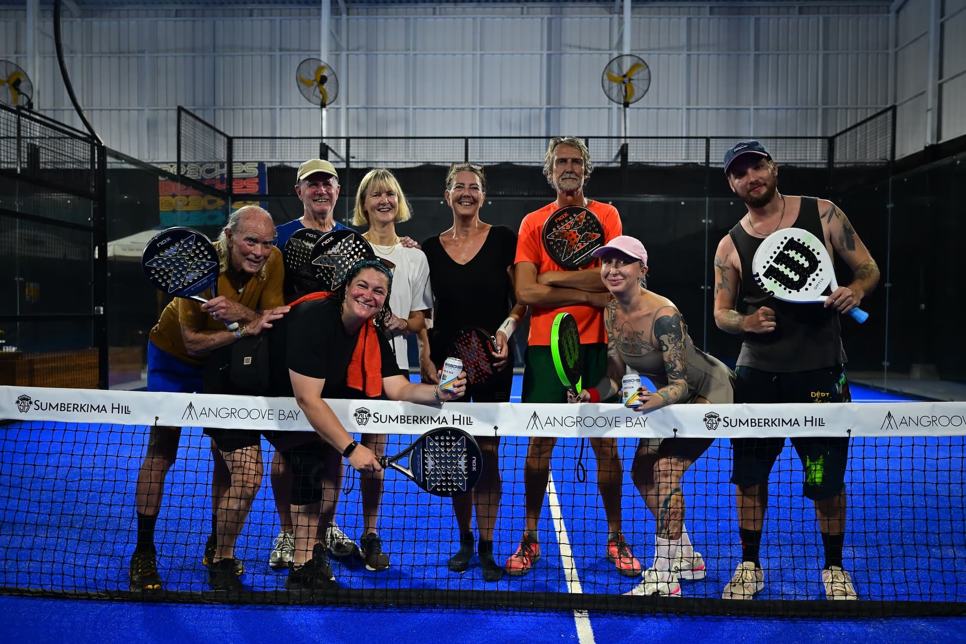 Americano style padel tournament group at Mangroove Bay