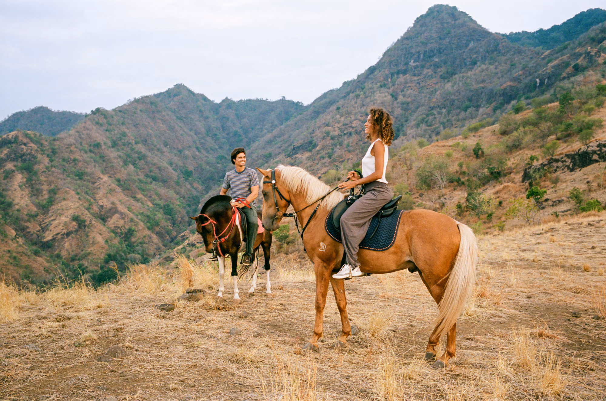 Horse riding along the coast in Pemuteran