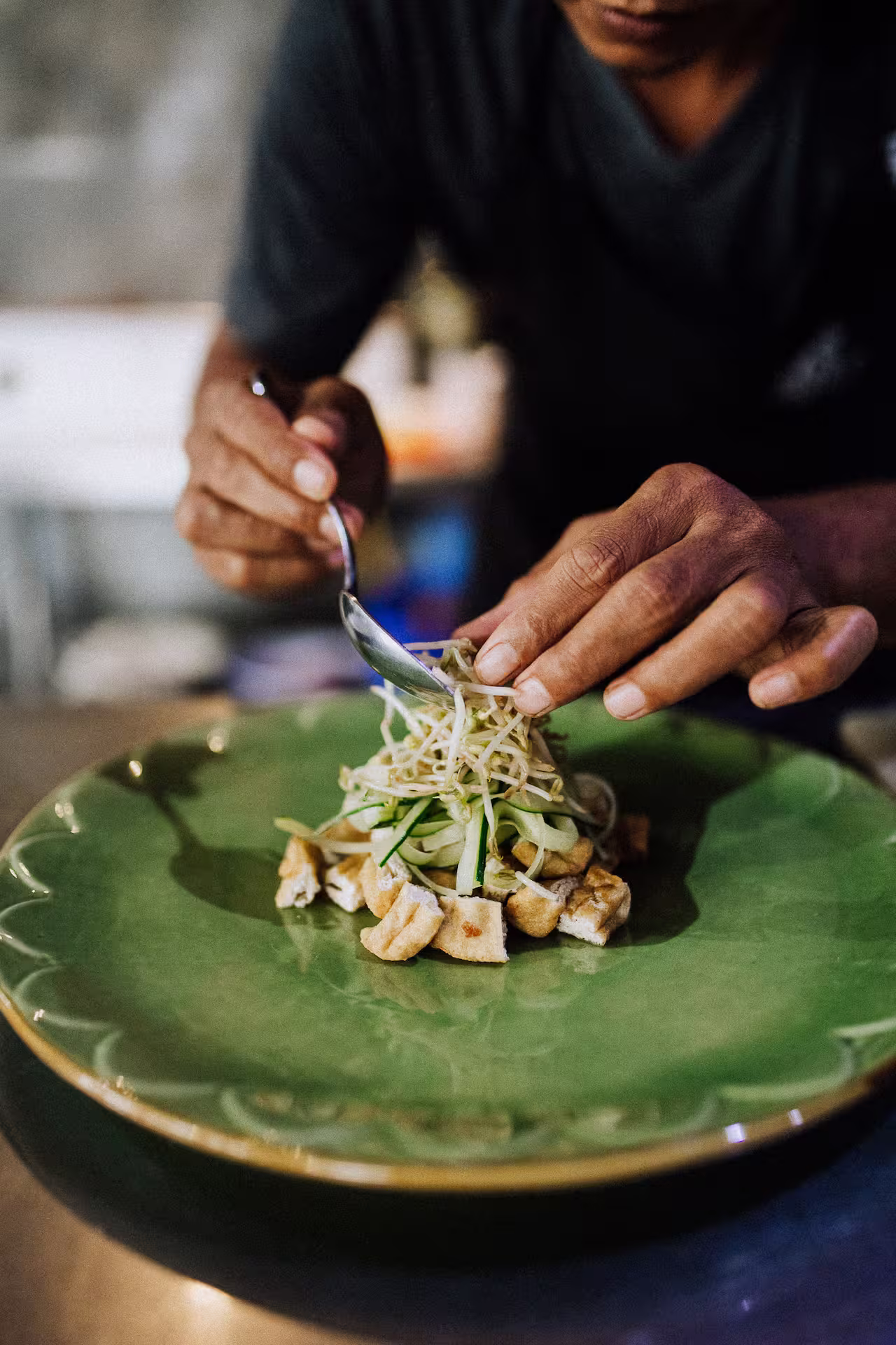 Room service at Sumberkima Hill villa