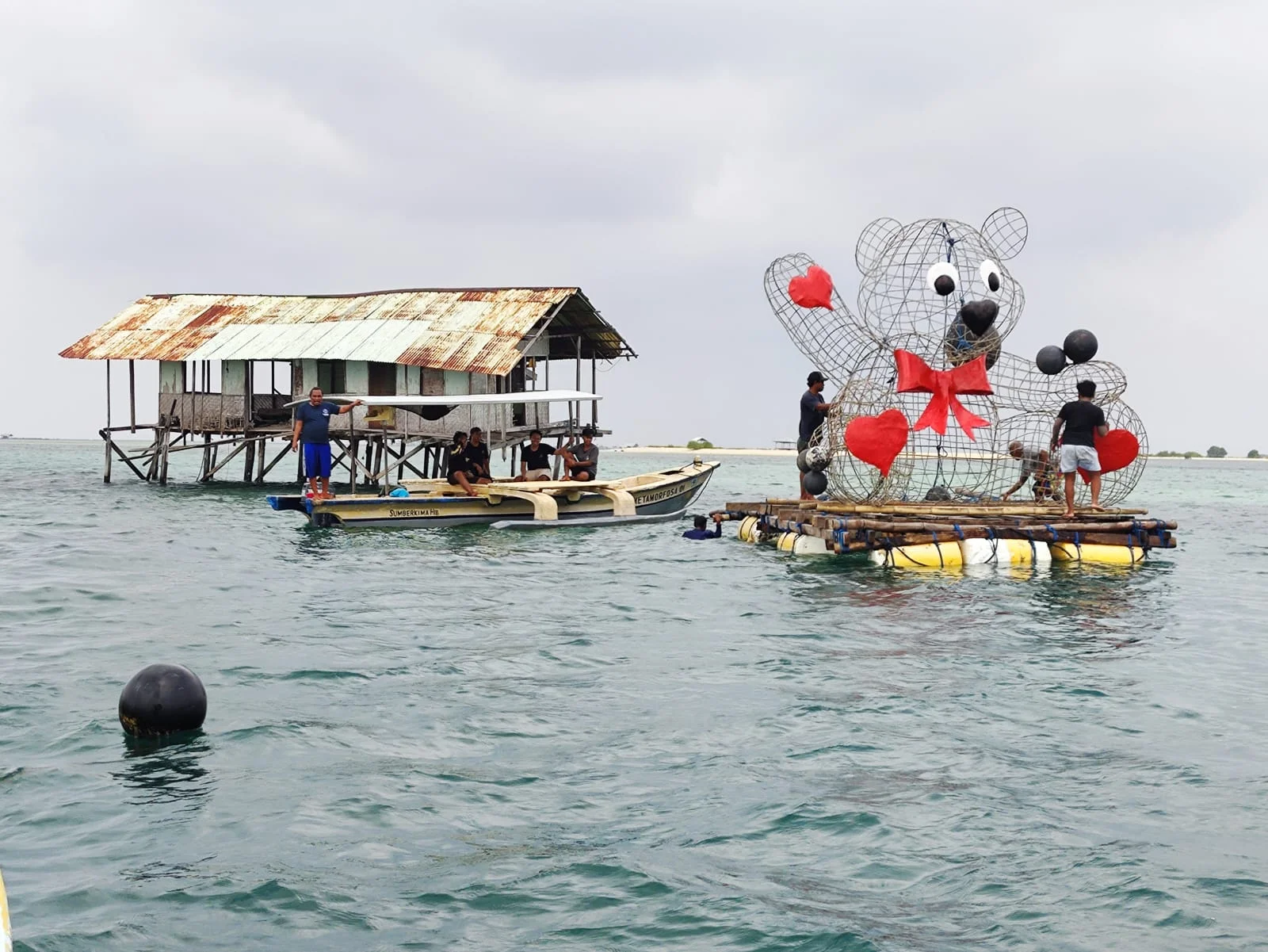 Metamorfosa coral restoration project showcasing marine conservation efforts
