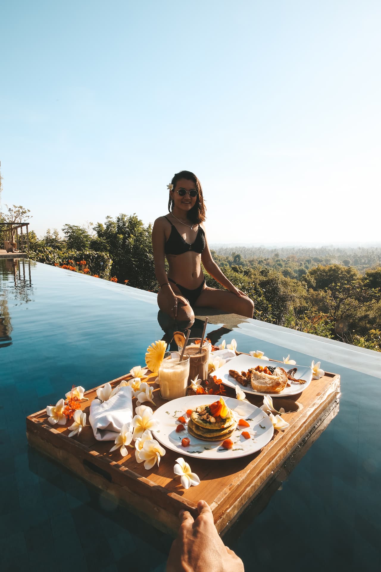 In-villa dining service at Sumberkima Hill